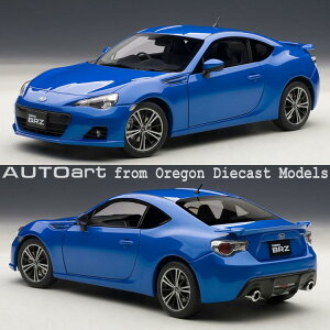 I[gA[g 1/18 Xo BRZ u[}CJAUTOart 1:18 Subaru BRZ Blue Mica