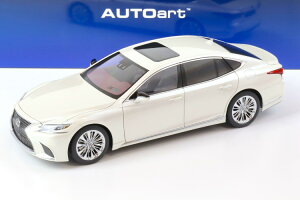 I[gA[g 1/18 NTX LS 500h W 2018 \jbN zCg/N]/ubN JAUTOart 1:18 Lexus LS 500h Limousine 2018 sonic white/ crimson& black