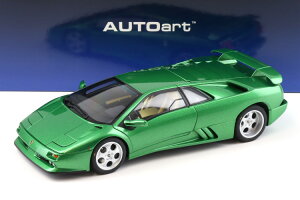 オートアート 1/18 ランボルギーニ ディアブロ SE30 ヴェルデマイク/メタリックグリーン 開閉AUTOart 1:18 Lamborghini Diablo SE30 Verde Mic/metallic green