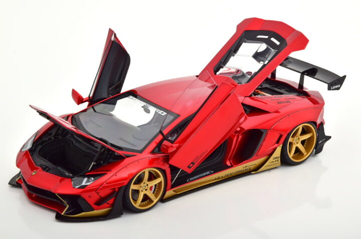 楽天市場】オートアート 1/18 ランボルギーニ アヴェンタドール LB 