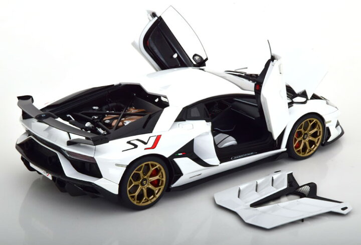 楽天市場】オートアート 1/18 ランボルギーニ アヴェンタドール SVJ 