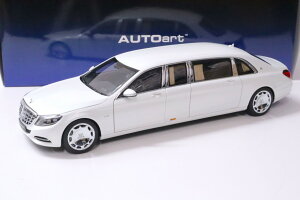 I[gA[g 1/18 ZfXxc }Cobn S600 SNX v}W zCgAUTOart 1:18 Mercedes-Benz Maybach S600 S-Class Pullman Limousine white
