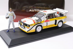I[gA[g 1/18 AEfB X|[c Ng S1 T #5 [ XyVZbg tBMA{fBXvCP[XtAUTOART 1:18 Audi Sport Quattro S1 San Remo #5 Rohrl special set figure+display case