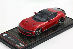 BBR���f�� 1/43 �t�F���[�� 12�`�����h�� V12 830cv 2024 ���b�\�C���� ���b�h���^���b�N 200�����BBR-MODELS 1:43 FERRARI 12CILINDRI V12 830cv 2024 ROSSO IMOLA RED METALLIC LIMITED 200 pcs
