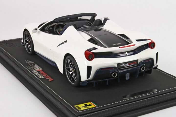 楽天市場】BBR 1/18 フェラーリ 488 ピスタ スパイダー ホワイト 20台 