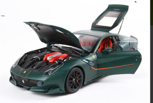 BBR 1/18 �t�F���[�� F12 TDF 2015 �}�b�g�O���[�� BBR 1:18 Ferrari F12 TDF 2015 MATT GREEN