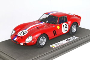 BBR 1/18 tF[ 250 GTO #19 24 } 1962 SN 3705 GT 200 BBR 1:18 Ferrari 250 GTO #19 24H Le Mans 1962 SN 3705 GT Limited Edition 200pcs.