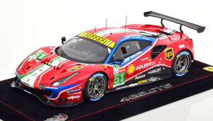 BBR 1/18 �t�F���[�� 488 GTE LM GTE �v�� #51 ���E�}��24���� 2020 188����� BBR 1:18 Ferrari 488 GTE LM GTE Pro No 51 24h Le Mans 2020 Pierguidi/Calado/Serra Limited Edition 188 pcs