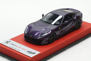 BBR 1/43 tF[ 812 X[p[t@Xg oCIbg bhU[x[X 20BBR 1:43 Ferrari 812 superfast in color hong kong violet set on red leather base limited 20 pieces
