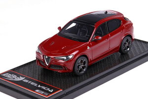 BBR 1/43 At@I XeBI Q4 NAhtHI V6 cC^[{ 510hp 2021 bh 100BBR 1:43 ALFA ROMEO STELVIO Q4 QUADRIFOGLIO V6 BITURBO 510hp 2021 RED MET LIMITED 100 ITEMS