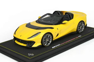BBR 1/18 �t�F���[�� 812 �R���y�e�B�c�B�I�[�l A �C�G���[ ���f�i 4305 48�����BBR 1:18 Ferrari 812 Competizione A Yellow Modena 4305 Limited Edition 48pcs