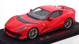 BBR 1/18 tF[ 812 RyeBcBI[l 2021 bh Vo[ 182 ANP[XtBBR 1:18 Ferrari 812 Competizione 2021 red silver Limited Edition 182 pcs