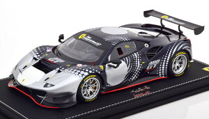 BBR 1/18 tF[ 488 GT fBtBJ^ 2020 u[^bN Vo[ 128BBR 1:18 Ferrari 488 GT Modificata 2020 bluemetallic silver Limited Edition 128 pcs