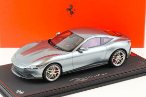BBR 1/18 tF[ [} Grigio Titan 3239 O[ V[P[Xt 24.BBR 1:18 Ferrari Roma Grigio Titan 3239 gray with showcase - Limited 24 pcs.