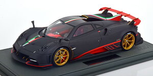 BBR 1/18 pK[j EAC C 2019 }bgubN/bh 300BBR 1:18 Pagani Huayra Imola 2019 matt-black red Limited Edition 300 pcs