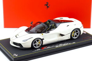 BBR 1/18 tF[ tF[ Ay^ rAR ABX zCg fBXvCt 36 JBBR 1:18 Ferrari LaFerrari Aperta Bianco Avus white with display - Limited 36 pcs.