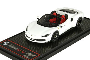 BBR 1/43 tF[ 296 GTS XpC_[ 2022 BIANCO CERVINO zCg 50BBR 1:43 Ferrari 296 GTS SPIDER 2022 BIANCO CERVINO - WHITE Limited Edition 50 pcs