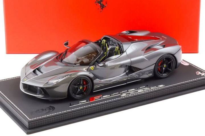 楽天市場】BBR 1/18 フェラーリ ラフェラーリ アペルタ Grigio Ferro 