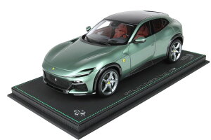 BBR 1/18 tF[ vTOG p[\iJ[ sGEfB tF[ Dora O[ J[{t@Co[[t 50BBR 1:18 Ferrari Purosangue Personal Car Piero Lardi Ferrari Dora Green - Carbon Fi