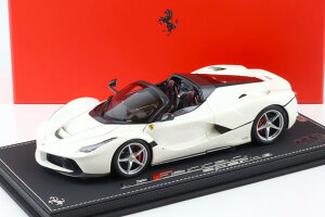 BBR 1/18 tF[  tF[ Ay^ ^bNC^AzCg fBXvCt 48 JBBR 1:18 Ferrari LaFerrari Aperta metallic Italian white with display Limited 48 pcs