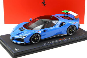 BBR���f�� 1/18 �t�F���[�� SF90 XX �X�g���_�[�� �u���[�t�����V�A/�u���b�N���[�t/�C�^���A���� 50�����BBR MODELS 1:18 Ferrari SF90 XX Stradale blue Francia/black roof/Italy flag Limited 50 pcs.