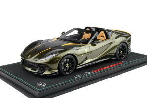 BBR 1/18 tF[ 812 RyeBcBI[l A XpC_[ 2022 O[^bN/CG[ V[P[Xt 100BBR 1:18 FERRARI 812 COMPETIZIONE A SPIDER 2022 VERDE VOLTERRA GREEN METALLIC/YELLOW WITH SHO