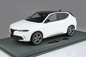 BBR 1/18 At@ I gi[ gu[g ubN [t 2023 rAR At@ zCg ubN V[P[XtBBR 1:18 ALFA ROMEO TONALE TRIBUTO BLACK ROOF 2023 BIANCO ALFA WHITE BLACK WITH SHOWCASE