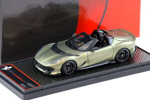 BBR 1/43 tF[ 812 RyeBcBI[l A Ay^ Ff }][j }bg 30BBR 1:43 Ferrari 812 Competizione A Aperta Verde Manzoni matt Limited 30 pcs