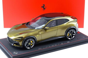 BBR 1/18 tF[ vTOG pm~bN[tt Ff Heb 20BBR 1:18 Ferrari Purosangue with Panoramic roof Verde Volterra Limited 20 pcs