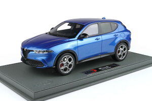 BBRf 1/18 At@I gi[ F[`F vO C nCubh u[ ~Tm 52BBR MODELS 1:18 Alfa Romeo Tonale Veloce Plug in Hybrid Blue Misano Limited 52pcs