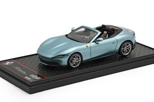 BBR���f�� 1/43 �t�F���[�� ���[�} �X�p�C�_�[ ���^���b�N �`�F���X�e �g�����B 200�����BBR MODELS 1:43 Ferrari Roma Spider Metallic Celeste Trevi Limited 200pcs