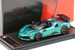 BBR 1/43 �t�F���[�� SF90 XX �X�p�C�_�[ �O���[���W���G�� �J�[�{������ 60�����BBR 1:43 Ferrari SF90 XX Spider Green Jewel carbon rims Limited 60 pcs.