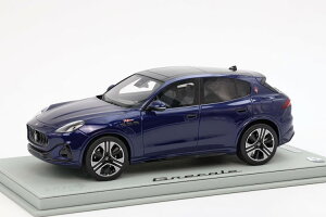 BBRf 1/18 }ZeB OJ[ tHS[ SUV 2022 u[Ce\ u[^bN V[P[Xt 20BBR MODELS 1:18 MASERATI GRECALE FOLGORE SUV 2022 BLU INTENSO BLUE METALLIC WITH SHOWCASE LI