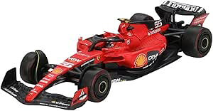 BBR���f�� 1/64 �t�F���[�� SF23 #55 �t�H�[�~����1 �o�[���[�� �O�����v�� 2023 �`�[�� �X�N�[�f���A �t�F���[�� �J�����X �T�C���cBBR Models 1:64 Ferrari SF23 N55 F1 Bahrain GP 2023 Team Scuderia Ferrari Carlos Sainz