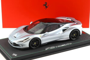 BBR 1/18 tF[ F8 gu[g OWI `^ fBXvCt 36BBR 1:18 Ferrari F8 Tributo Grigio Titan with display Limited 36 pcs