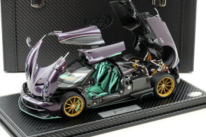 BBR 1/18 pK[j EAC fBiXeB [YB p[vJ[{ ^[RCY XyVpbN JBBR 1:18 Pagani Huayra Dinastia Yazi purple Carbon/ turquoise Special Pack