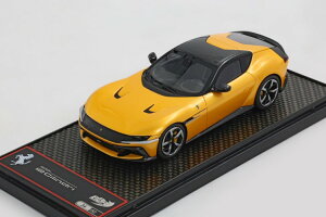 BBR���f�� 1/43 �t�F���[�� 12�`�����h�� �N�[�y V12 830cv 2024 �W���b���g���X�g���[�g �C�G���[���^���b�N 50�����BBR-MODELS 1:43 FERRARI 12CILINDRI COUPE V12 830cv 2024 GIALLO TRISTRATO YELLOW METALLIC LIMITED 50 pcs