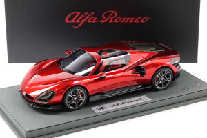 BBR 1/18 At@ I 33 Xg_[ b\ B fXe bh ^bN 333BBR 1:18 Alfa Romeo 33 Stradale Rosso Villa d´Este red metallic Limited 333 pcs