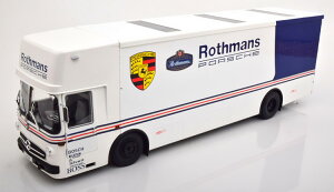 CMR 1/18 ZfX O317 |VF [X gX|[^[ X}Y JCMR 1:18 Mercedes O317 Porsche race transporter Rothmans slightly paint problems possible Side door does not close perfectly