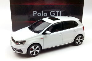 VW���� 1/18 �t�H���N�X���[�Q�� �|�� GTI �z���C�g 2015�N �}�C�i�[�`�F���W���f�� VW POLO