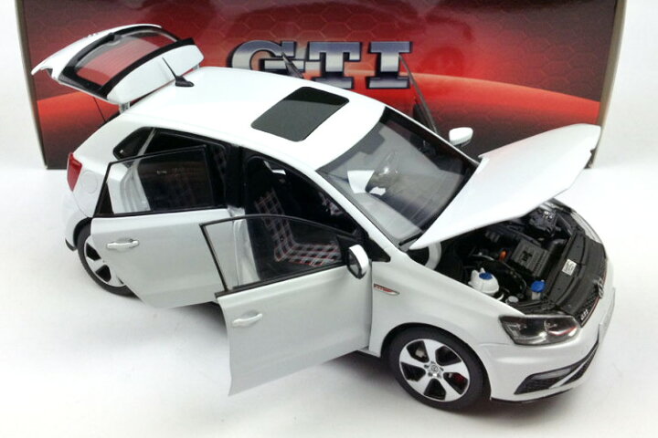 楽天市場】VW特注 1/18 フォルクスワーゲン ポロ GTI ホワイト 2015年 
