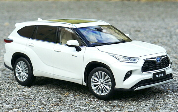 楽天市場】トヨタ特注 1/18 トヨタ ハイランダー ホワイト 2021 Toyota  