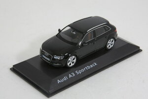 �V���R�[ 1/43 �A�E�f�B A3 �X�|�[�c�o�b�N 8V �u���b�N Audi A3 Sportback Phantom Black