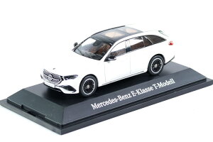 iScale 1/43 �����Z�f�X�x���c E�N���X ���S�� S214 2024 �z���C�g iScale 1:43 Mercedes-Benz E-Class state Opalite white bright