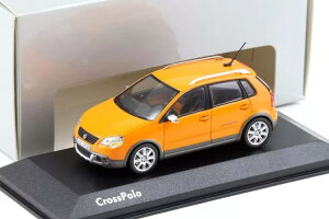 VW���� �~�j�`�����v�X 1/43 �t�H���N�X���[�Q�� �N���X�|�� 2006 �I�����W �f�B�[���[�o�[�W����Minichamps 1:43 VW Volkswagen Cross Polo