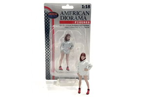 AJWI} 1/18 qbvzbvK[Y 2 tBMA zCg p[J[American Diorama 1:18 HipHop Girls 2 Figure White Hoodie