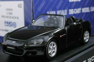 �G�u�� 1/43 �z���_ S2000 AP1 1999 �x�����i �u���b�N ���^���b�NEBBRO 1:43 Honda S2000 AP1 1999 Berlina Black Metallic