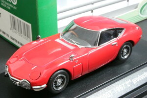 Gu 1/43 g^ 2000GT bhEBBRO 1:43 TOYOTA 2000 GT RED