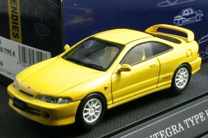 Gu 1/43 z_ CeO ^CvR DC2 98XybN 1998 CG[Ebbro 1:43 HONDA INTEGRA TYPE R DC2 Spec 98 1998 YELLOW