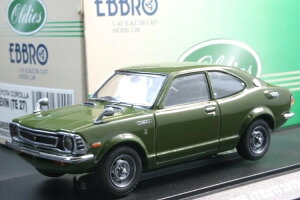 Gu 1/43 g^ J[ r TE27 1972 _[NO[EBBRO 1:43 Toyota Corolla Levin TE27 1972 Dark Green